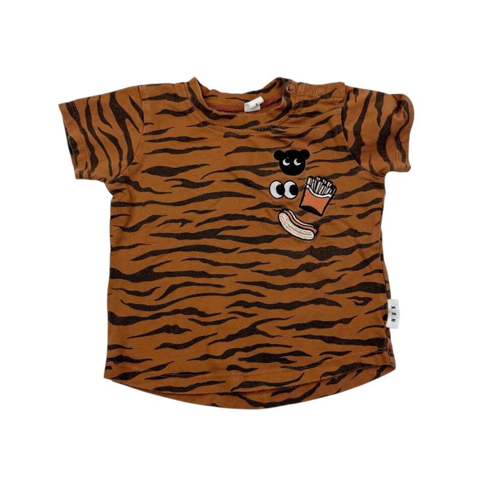 HUXbaby Organic Tiger Patch Tee